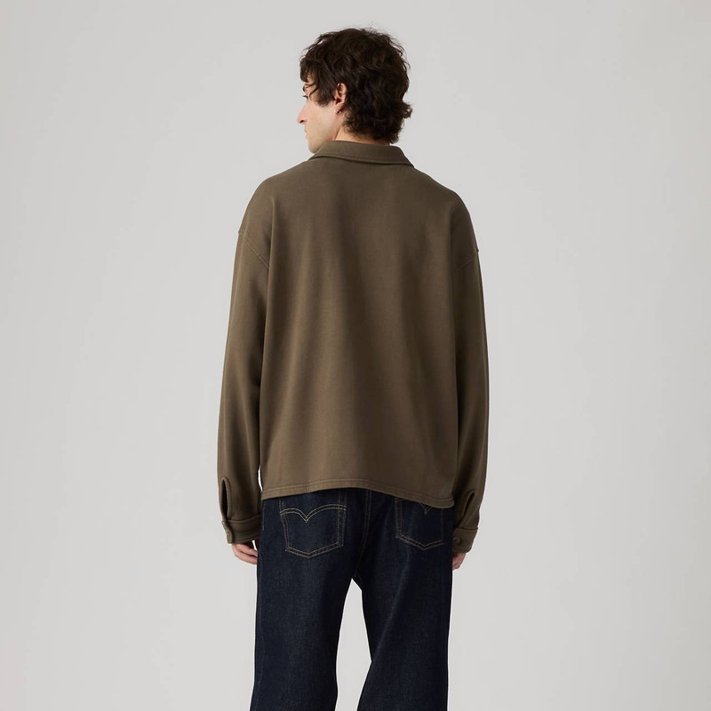 BOXY KNIT WORKER SWEATSHIRT 4