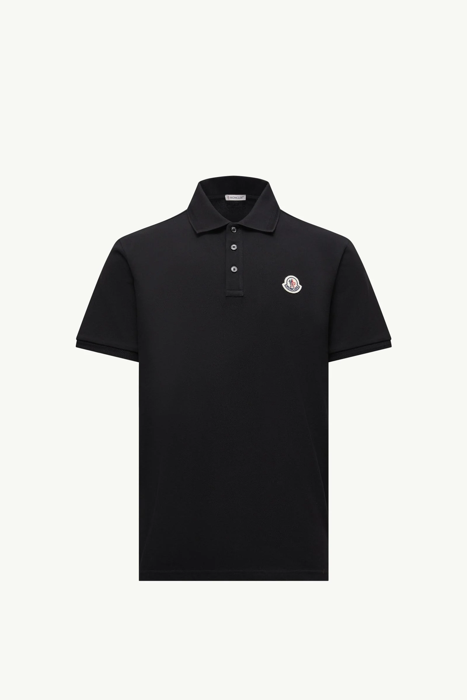 Logo Patch Cotton Piquet Polo Shirt - 1