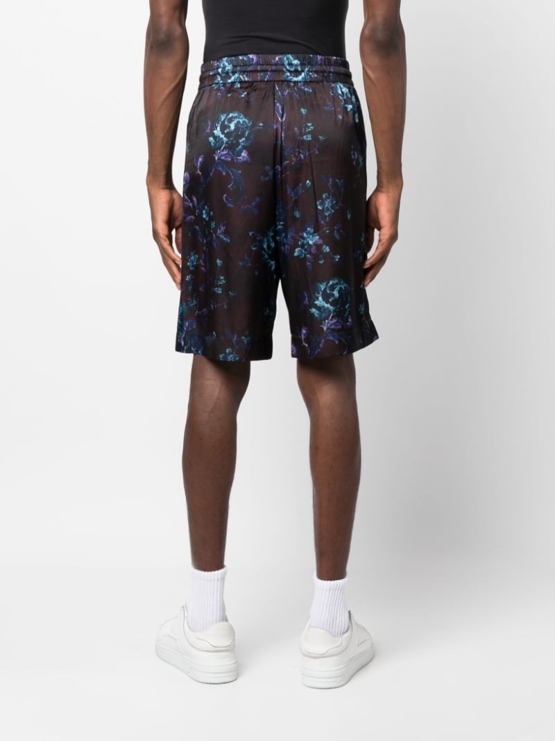 floral-print running shorts - 4