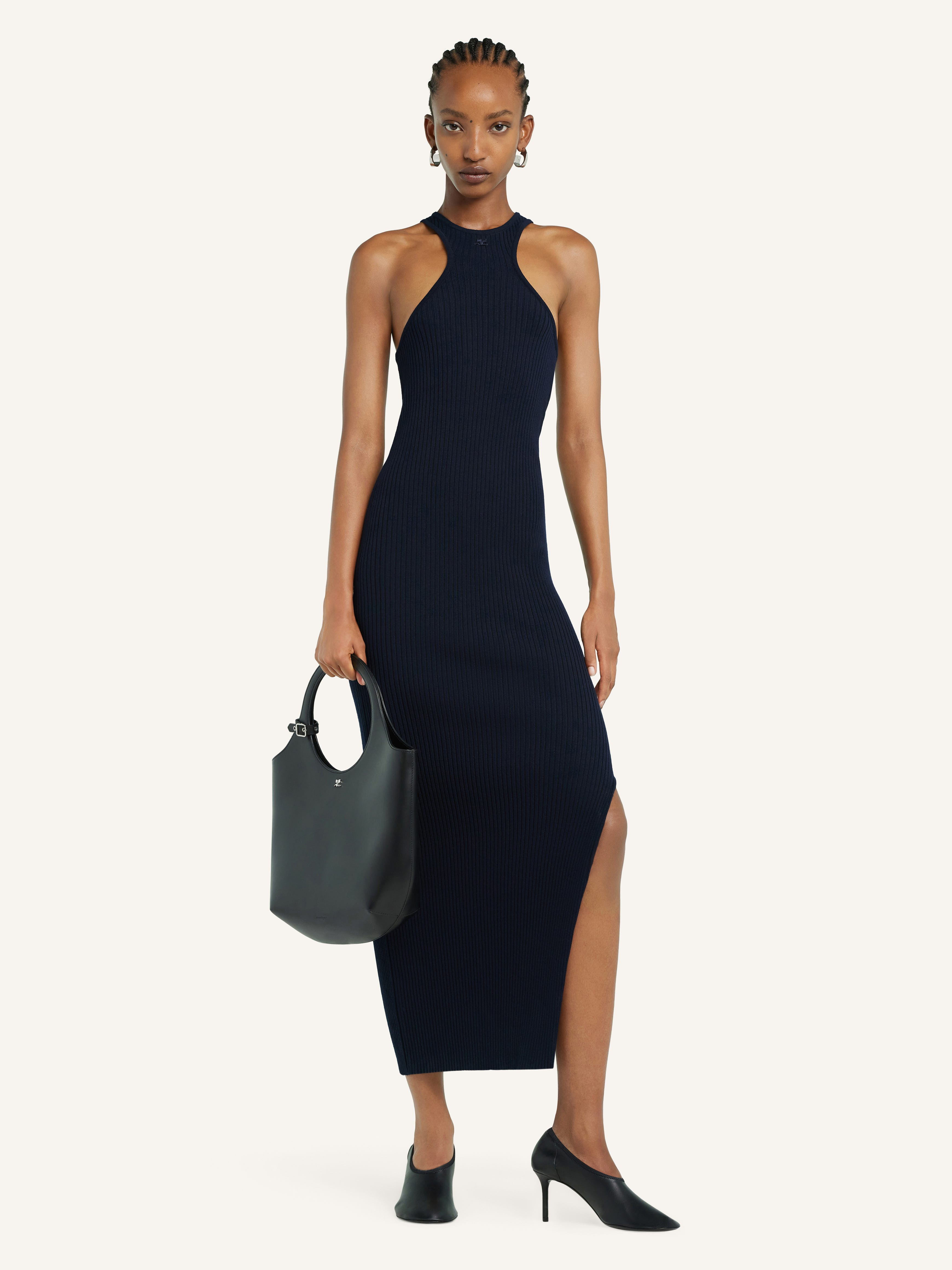 SCUBA RIB KNIT DRESS - 2