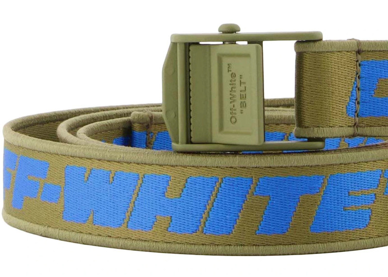 Off-White OFF-WHITE Mini Tape Industrial Belt Green/Blue outlook