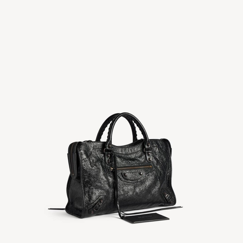 BALENCIAGA Women's Le City Bag Medium in Black outlook