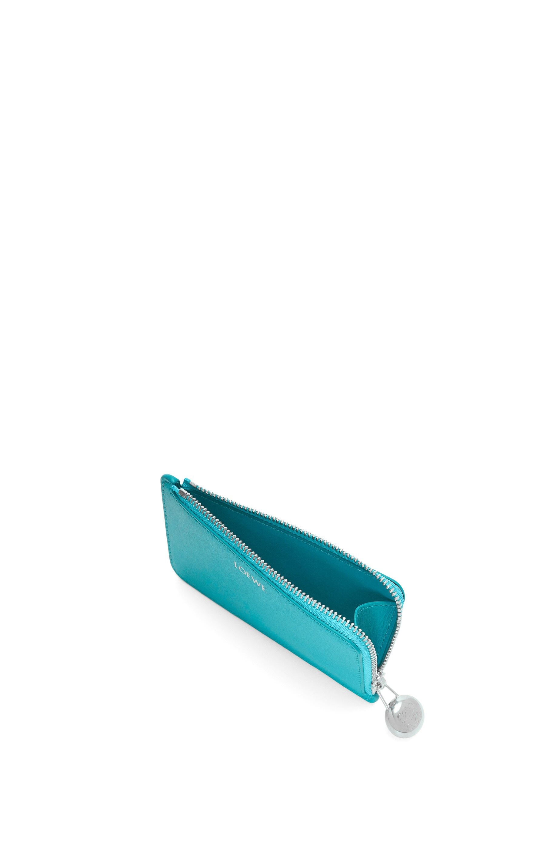 Pebble coin cardholder in shiny nappa calfskin - 4