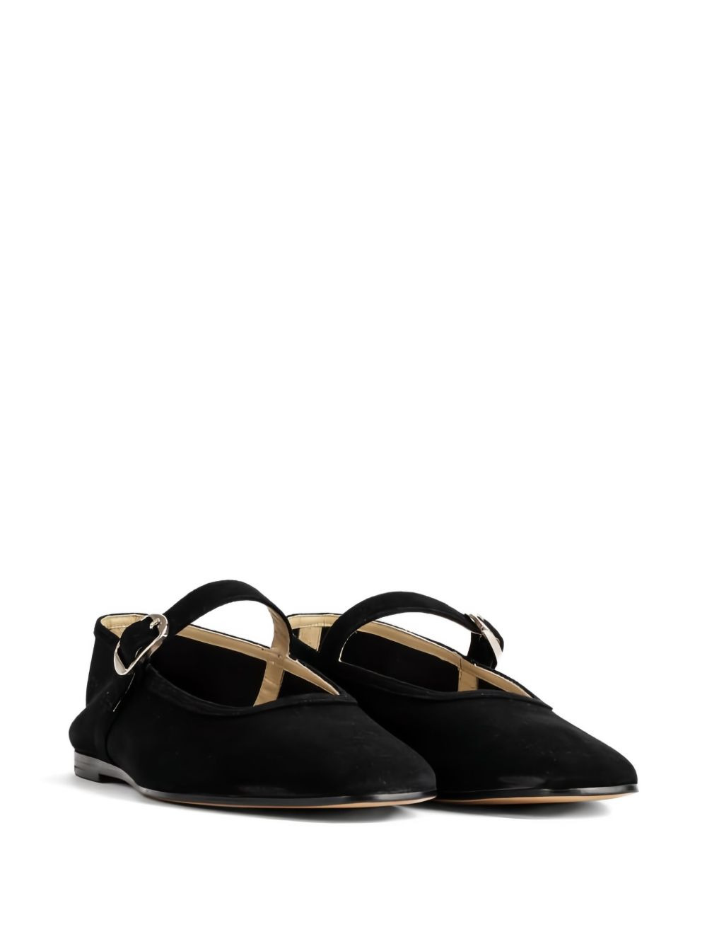 buckle-fastening suede ballet flats - 2