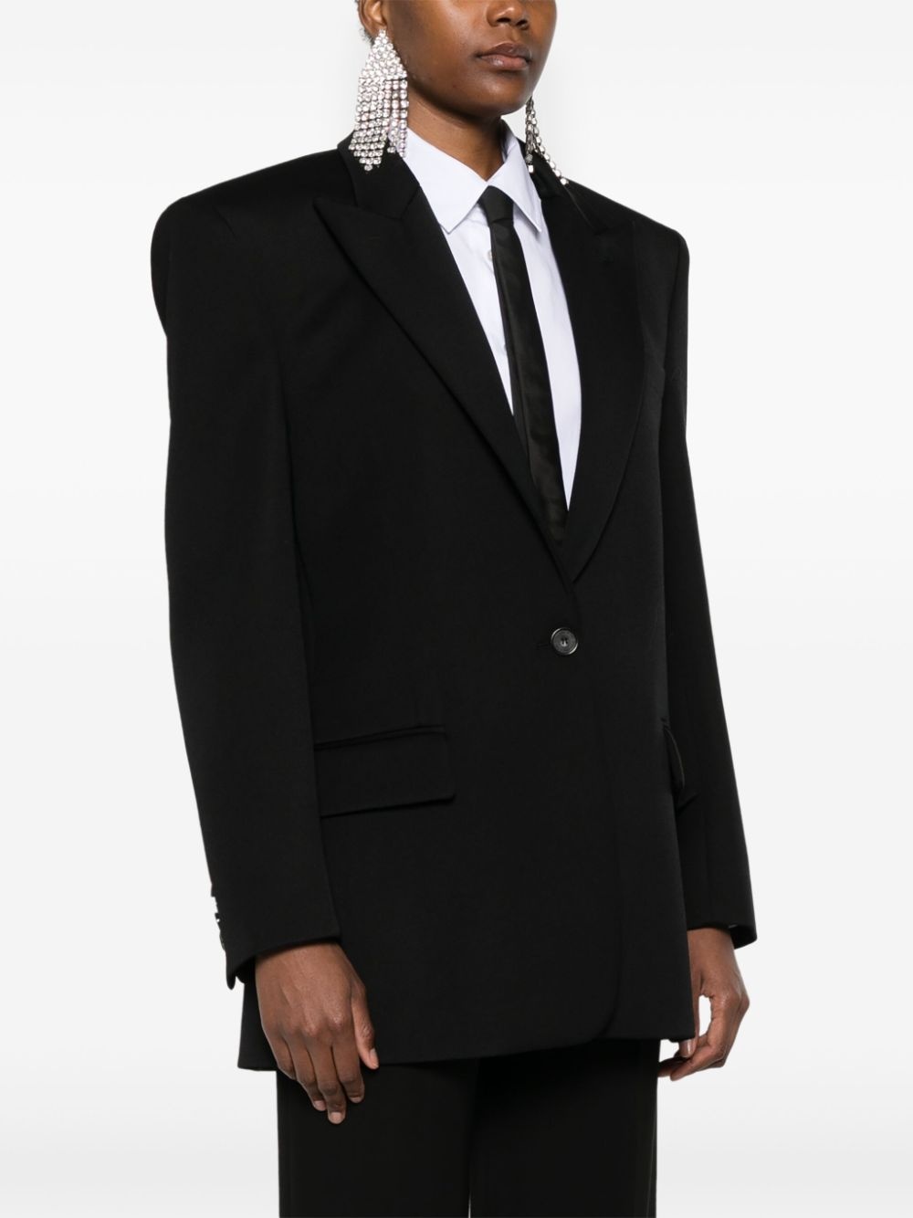 wool blazer - 3