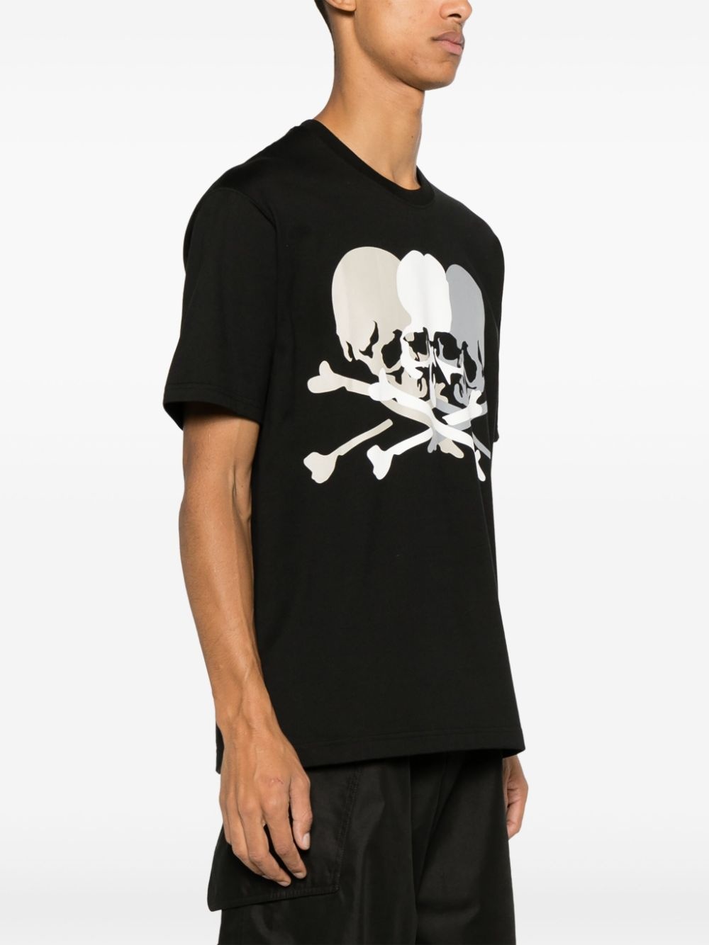 skull-print cotton T-shirt - 3