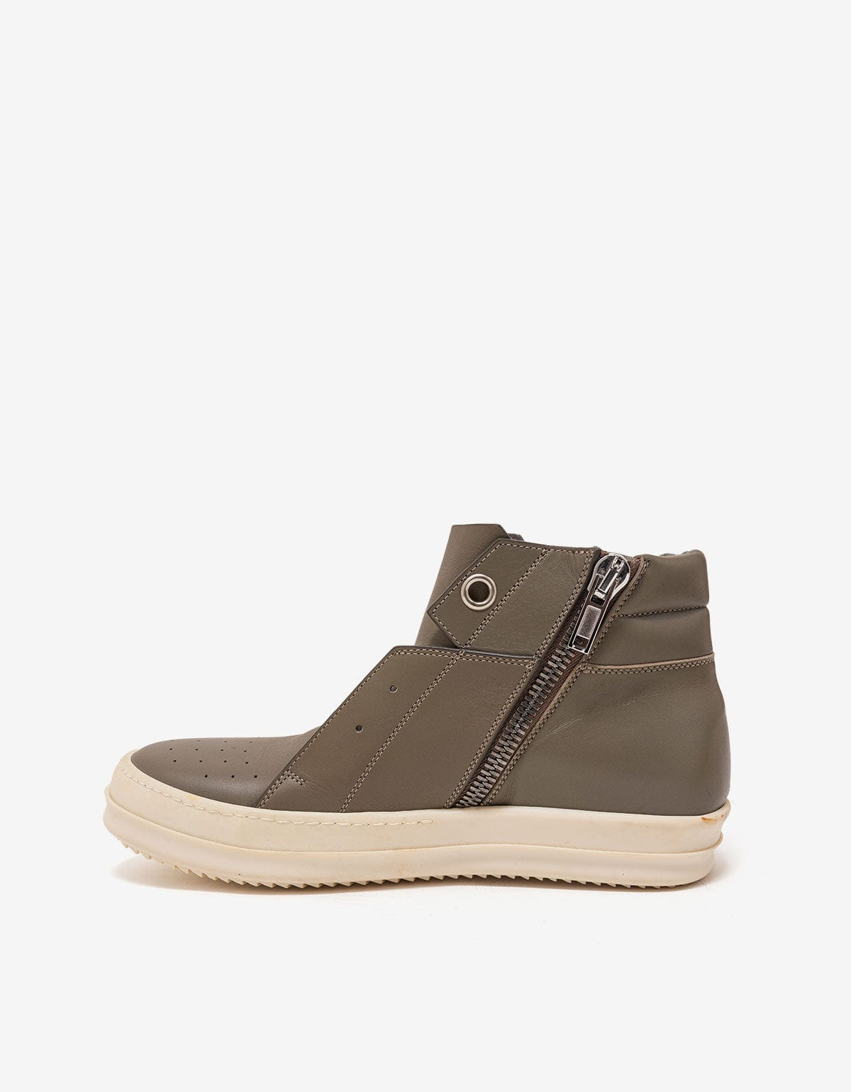 Rick Owens Island Dunk Darkdust Grey Mid High Trainers - AW16 - 8