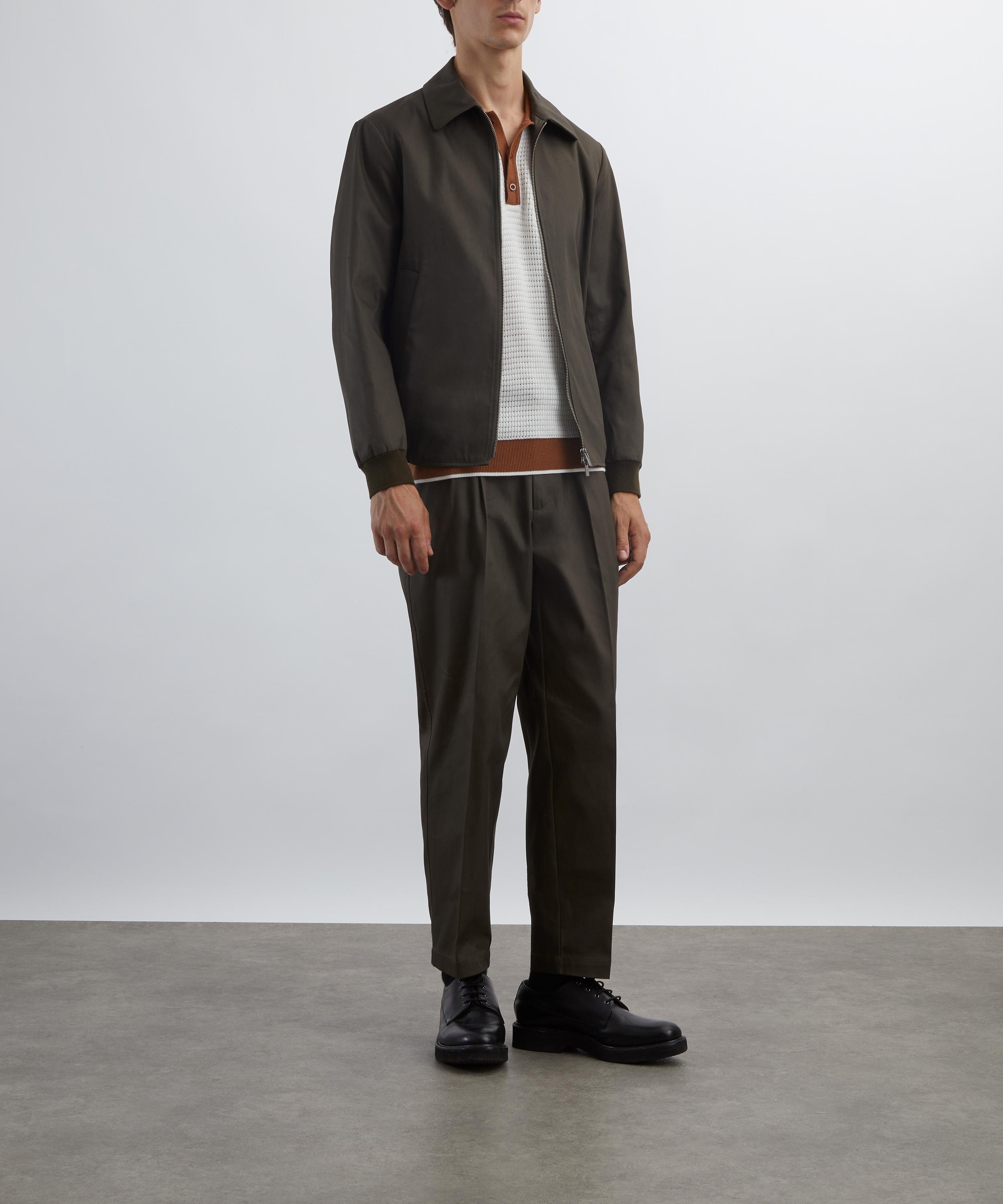 Nerio Pleated Cotton Trousers - 2