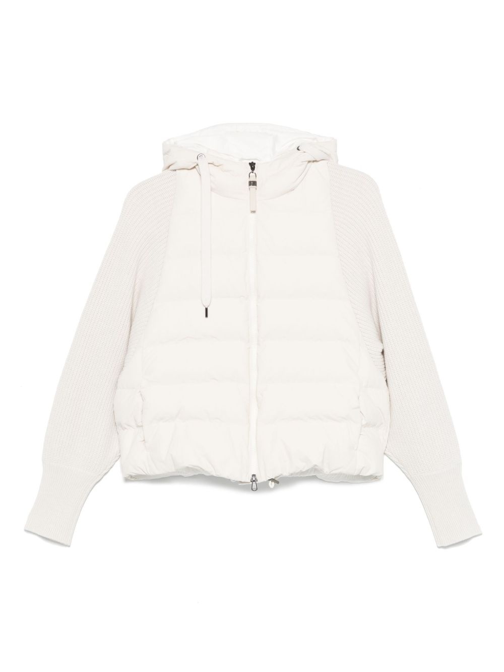 zip-up down jacket - 1
