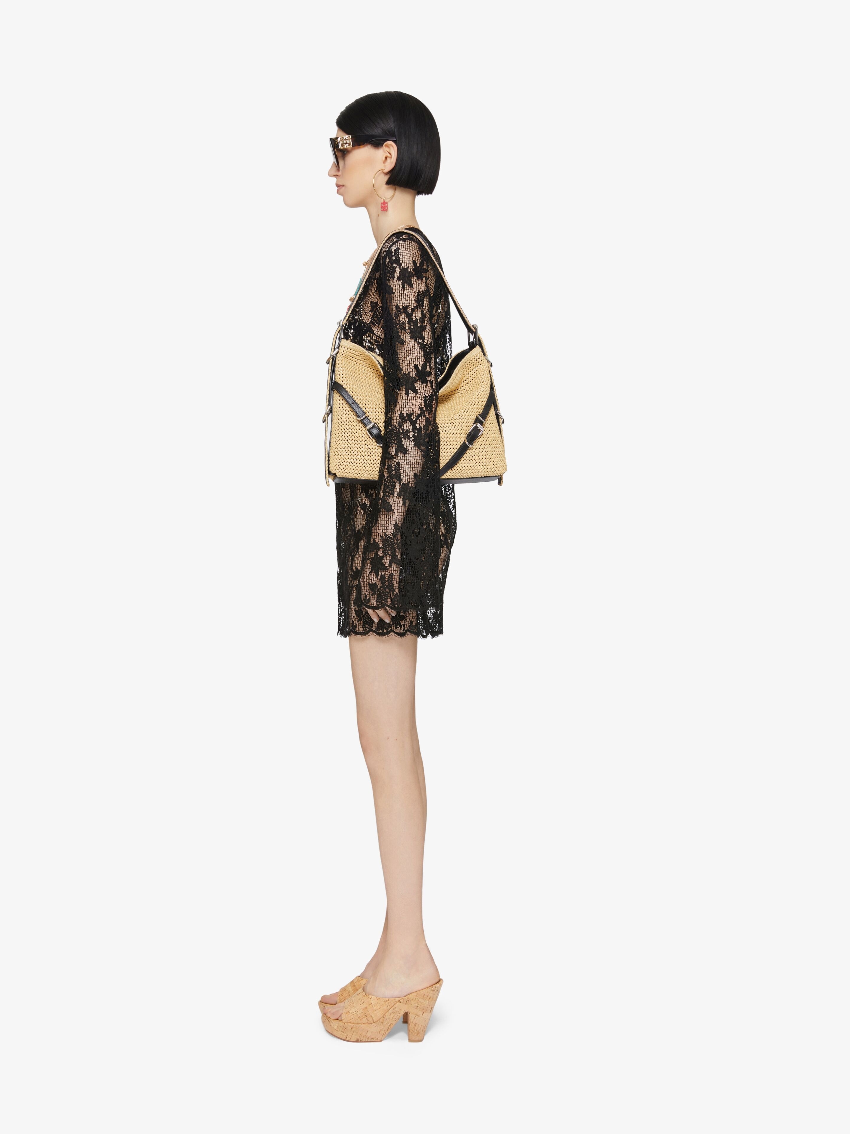 DRESS IN LACE WITH 4G DETAIL - 3
