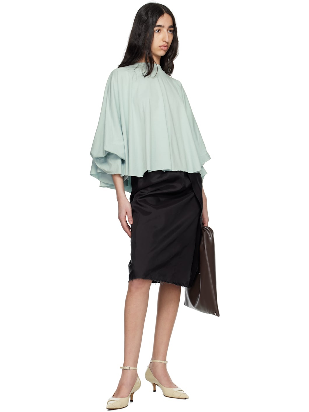 Blue Basic Jersey Long-Sleeved T-shirt - 4