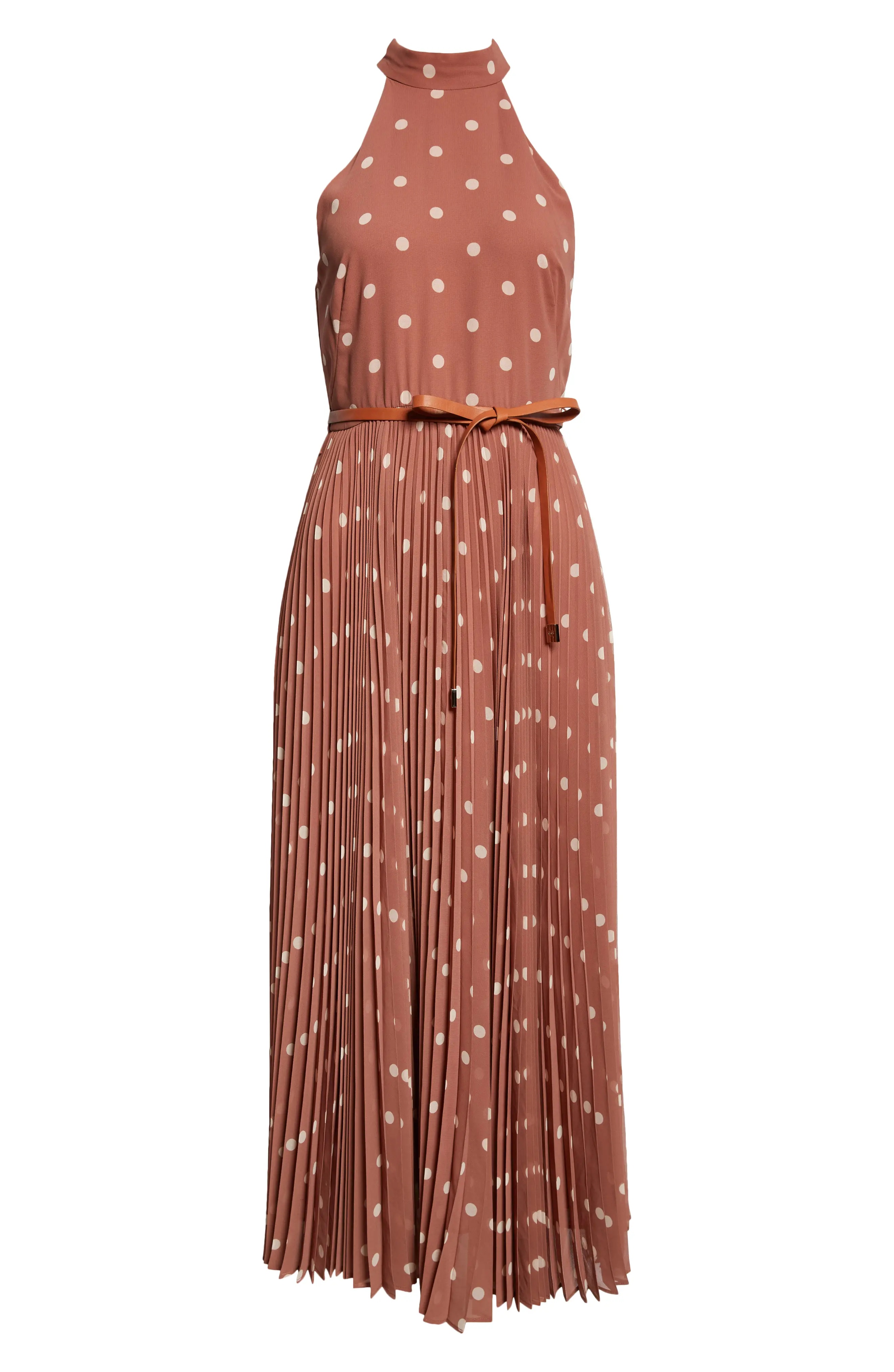 Sunray Picnic Pleated Chiffon Midi Dress - 5