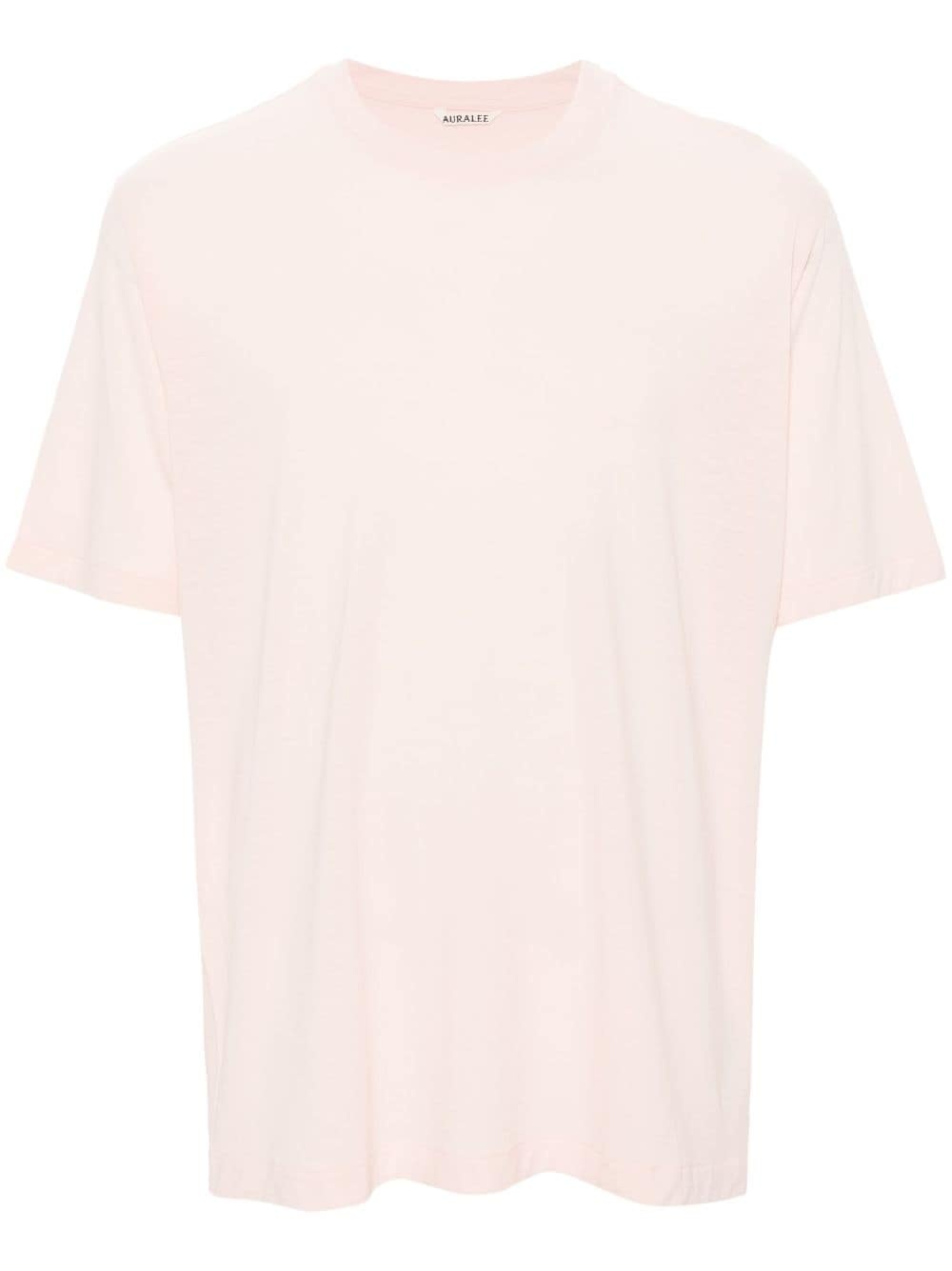 crew-neck wool T-shirt - 1
