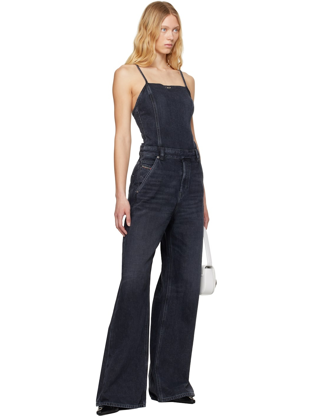 Black De-Vors Denim Jumpsuit - 4