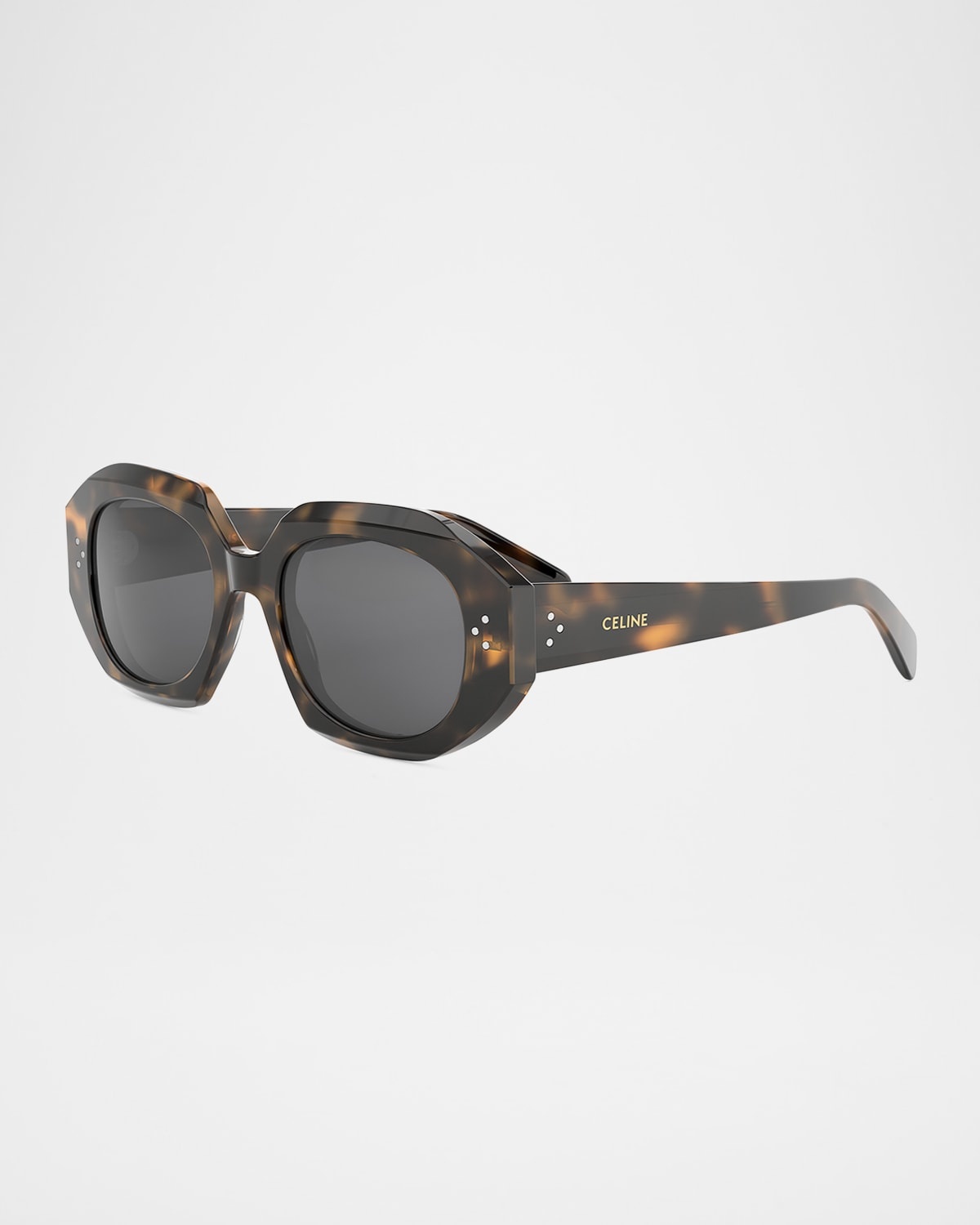 3 Dot Geometric Square Sunglasses - 3