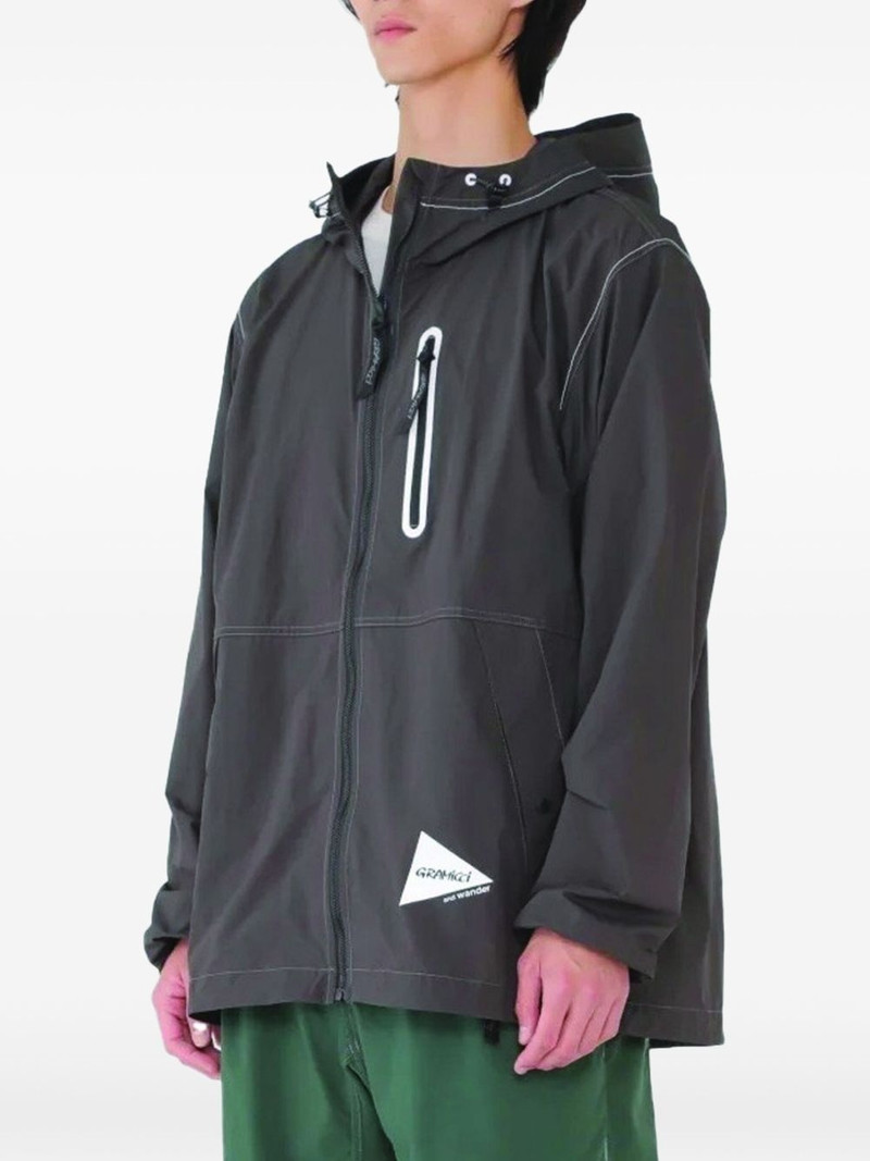 and Wander x Gramicci hooded jacket outlook
