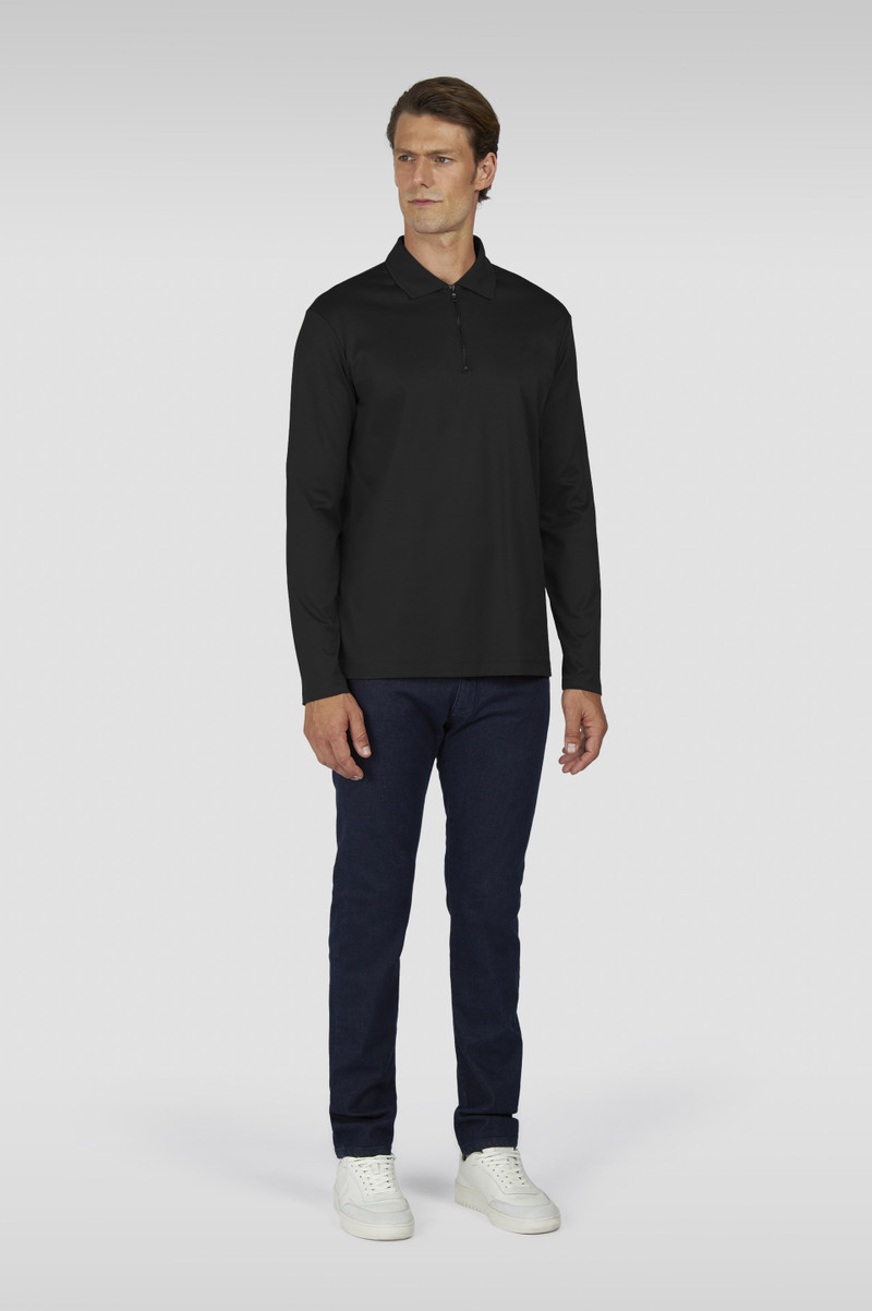 Paul & Shark AQUA TOUCH COTTON ZIP-UP POLO SHIRT outlook