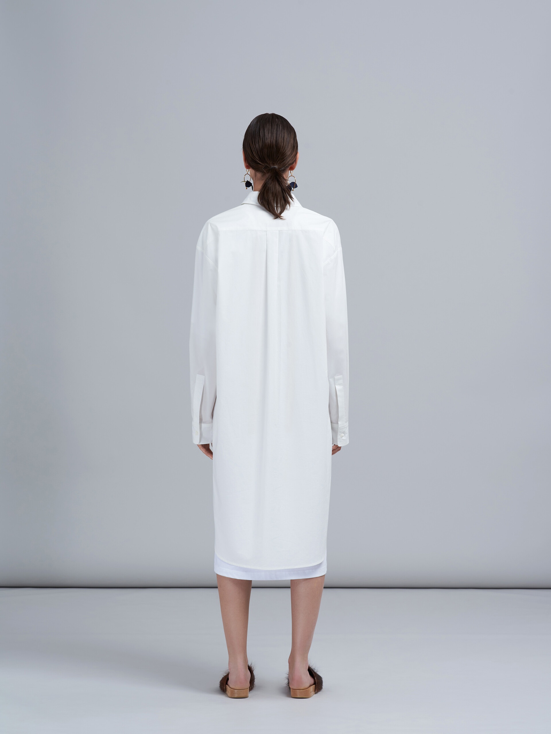 LA ROSA PRINT POPLIN DRESS - 3