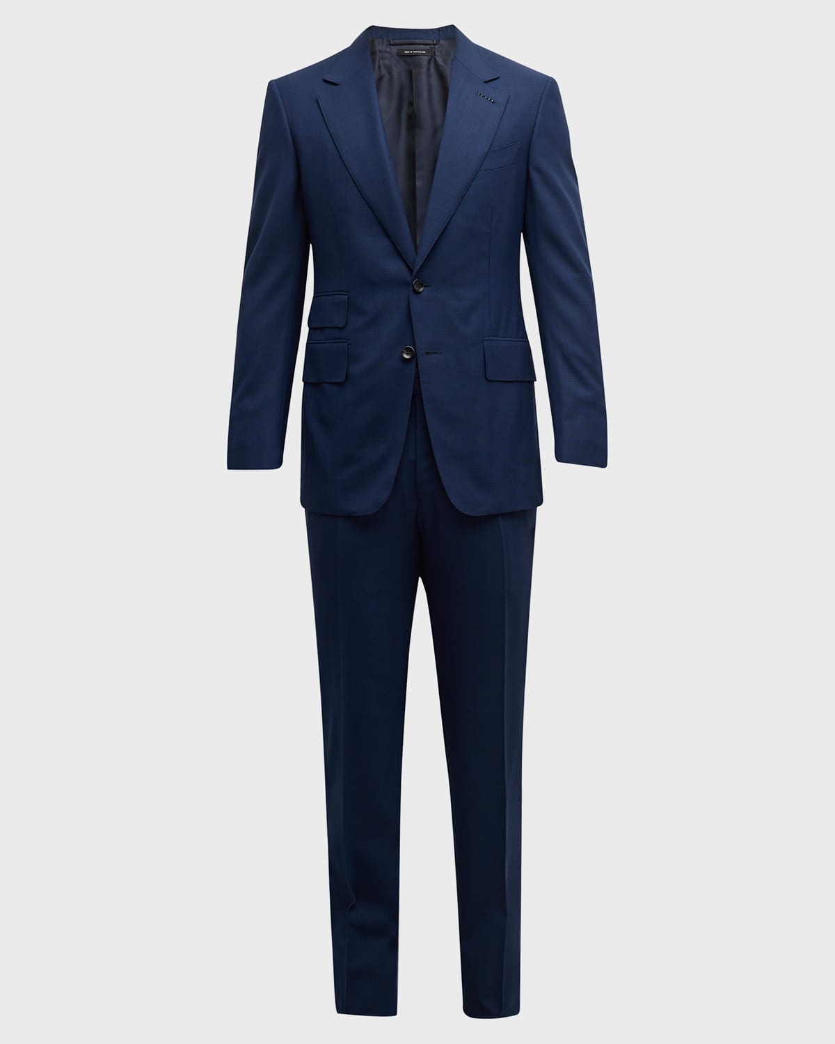 Men's Shelton Mouline Check Suit - 1