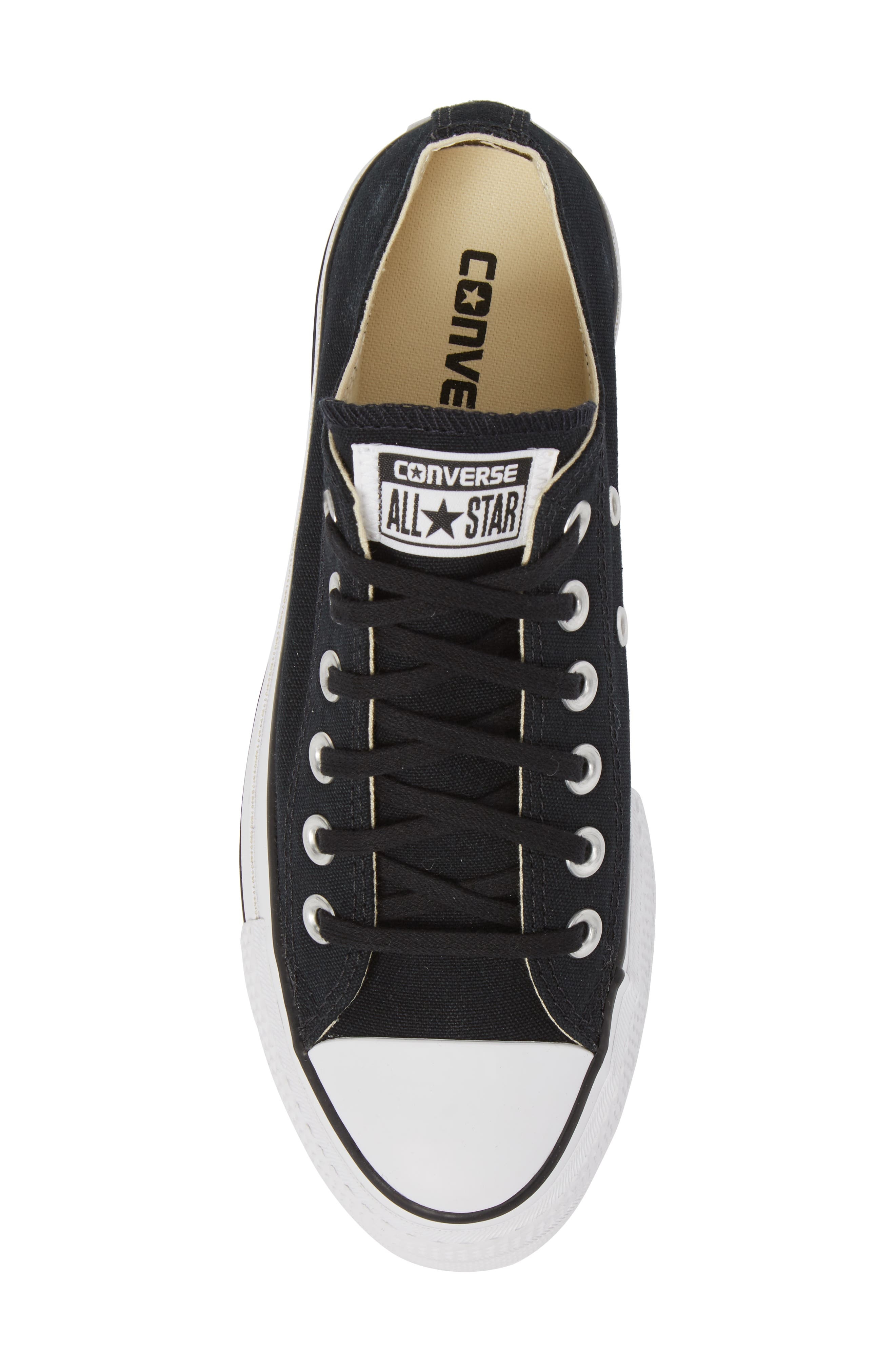 Converse Chuck Taylor® All Star® Platform Sneaker in Black/white/white at Nordstrom - 5