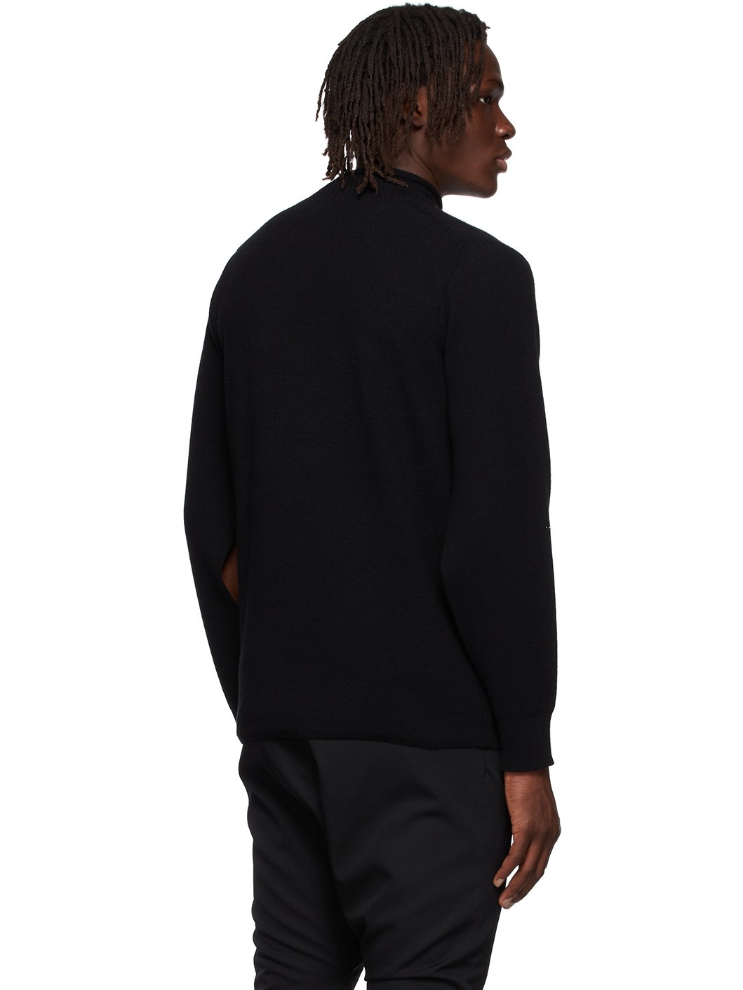 Black Cashmere Sweater - 3