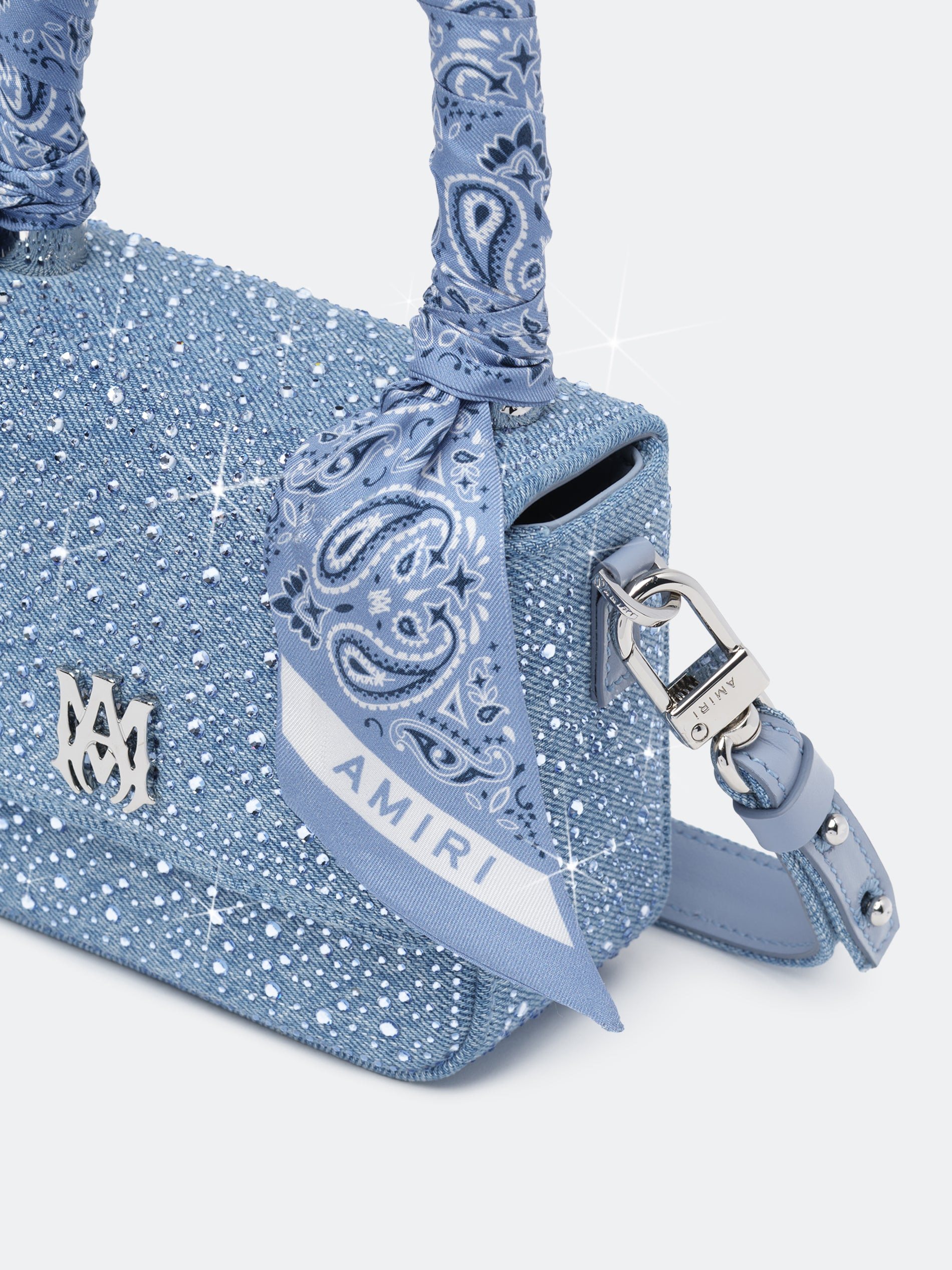 CRYSTAL DENIM MICRO MA BAG - 9