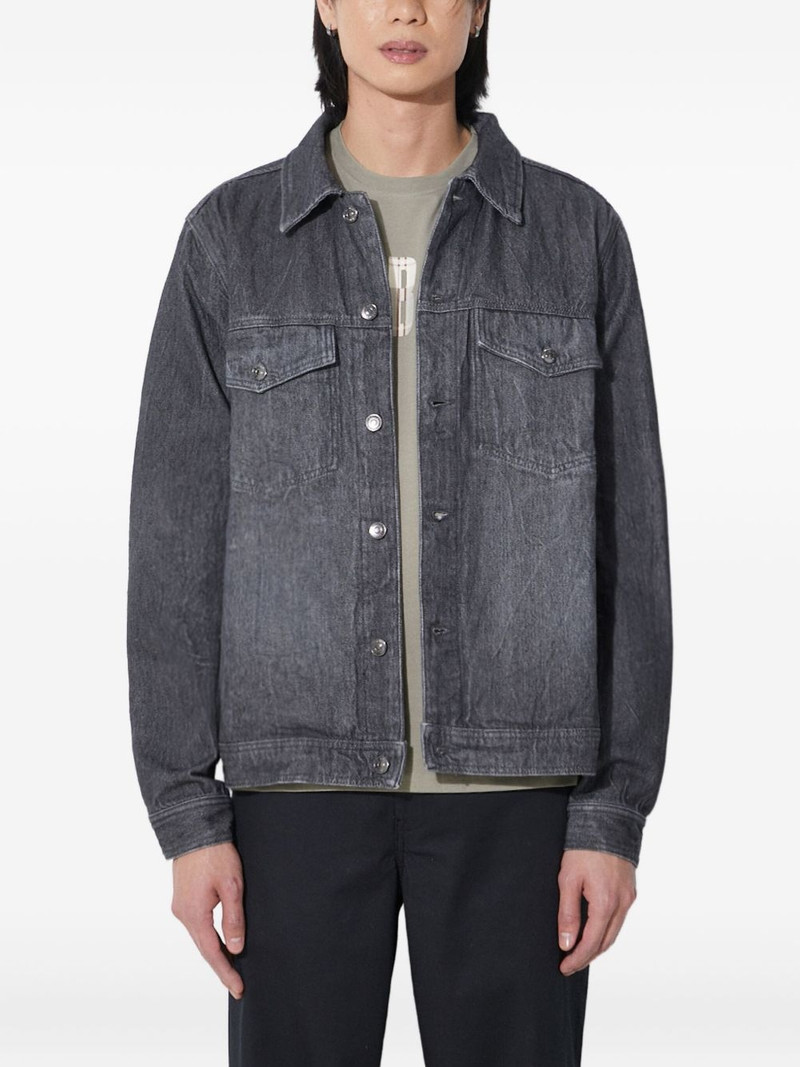 Ivan button-fastening denim jacket 1