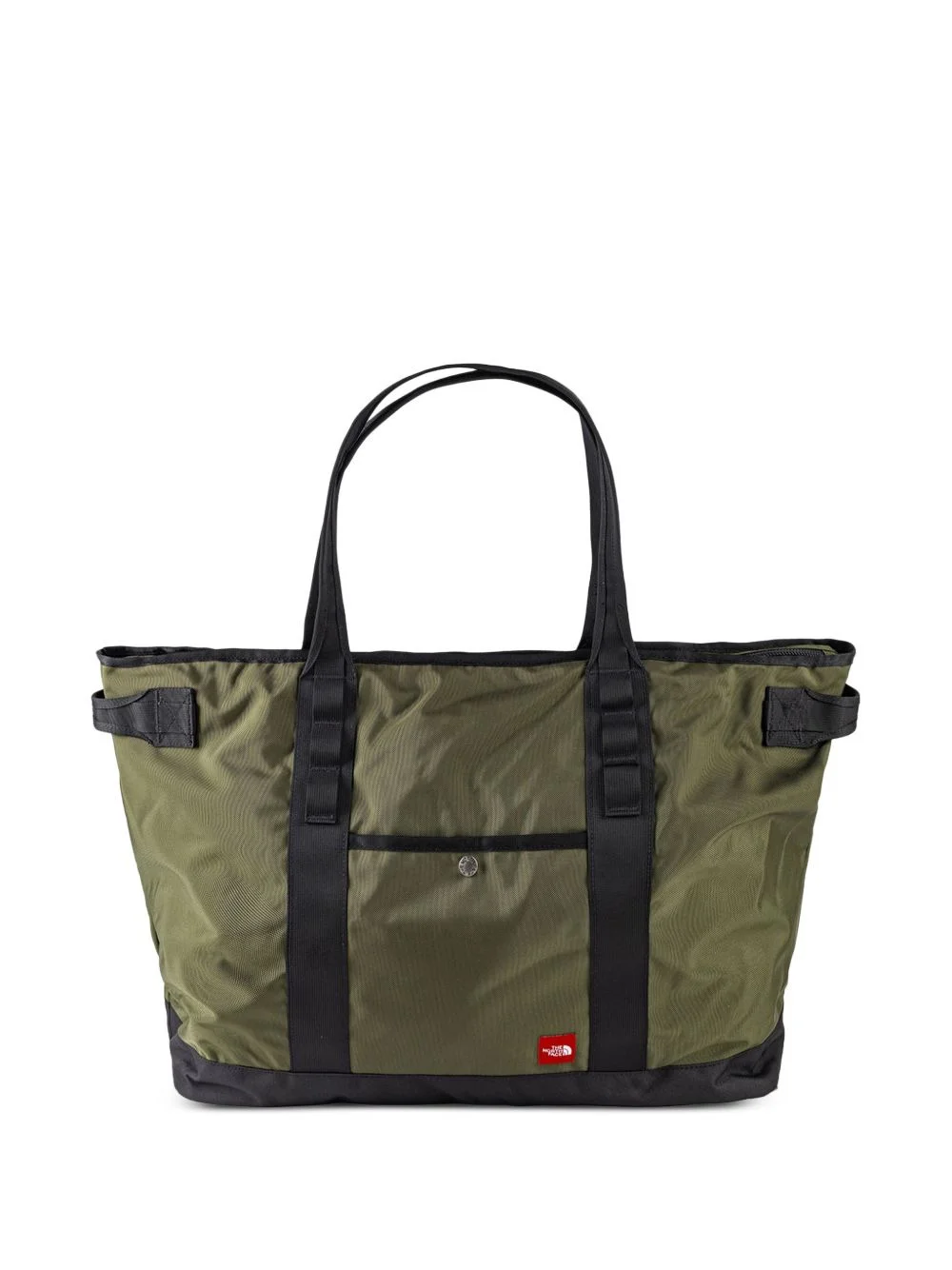 logo label shoulder bag - 1