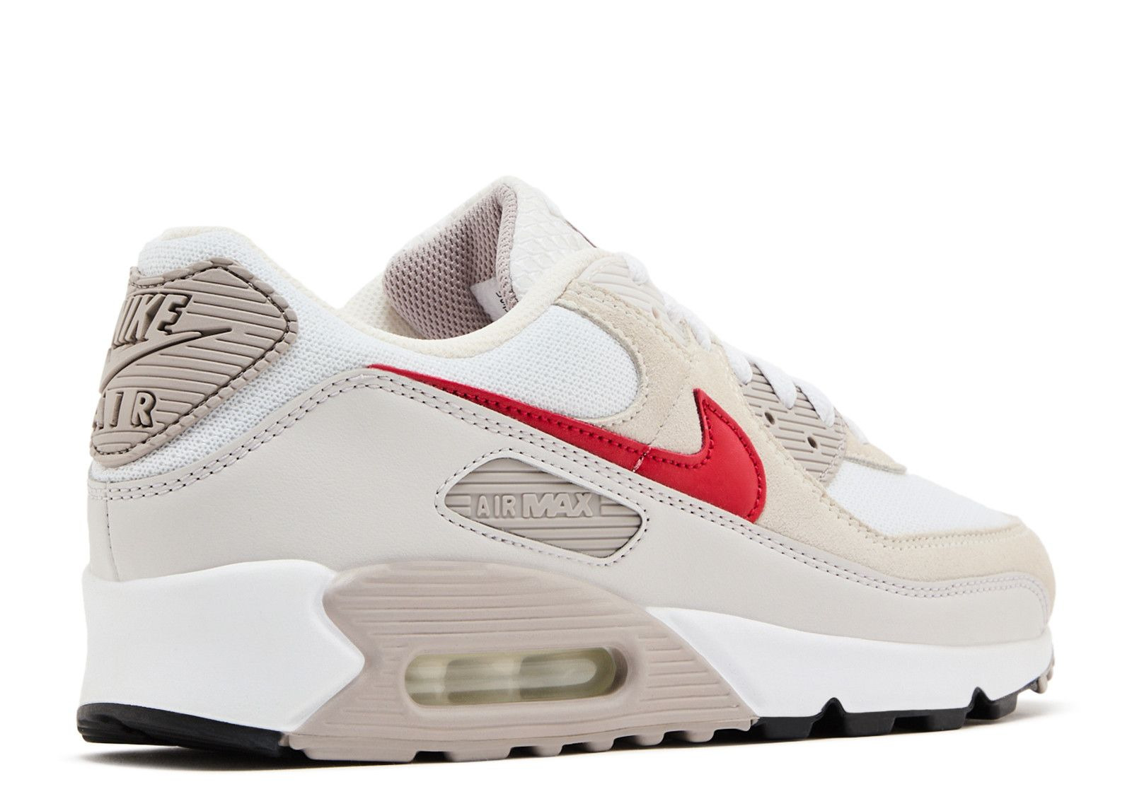 AIR MAX 90 'SUMMIT WHITE UNIVERSITY RED' - 3