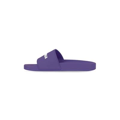 BALENCIAGA Women's Pool Slide Sandal in Purple outlook