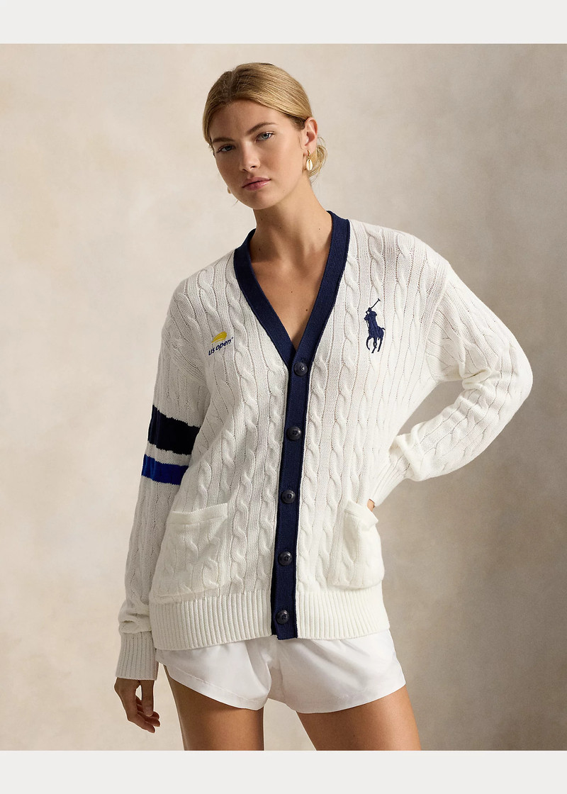 US Open Cable-Knit Umpire Cardigan 5