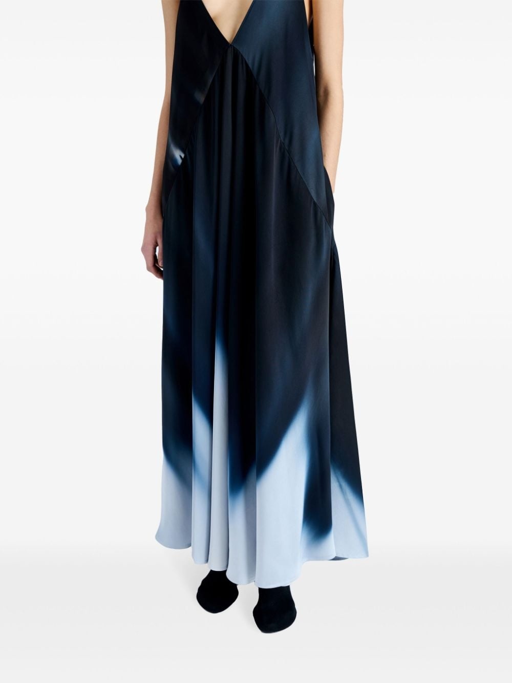 Torres gradient-effect maxi dress - 5