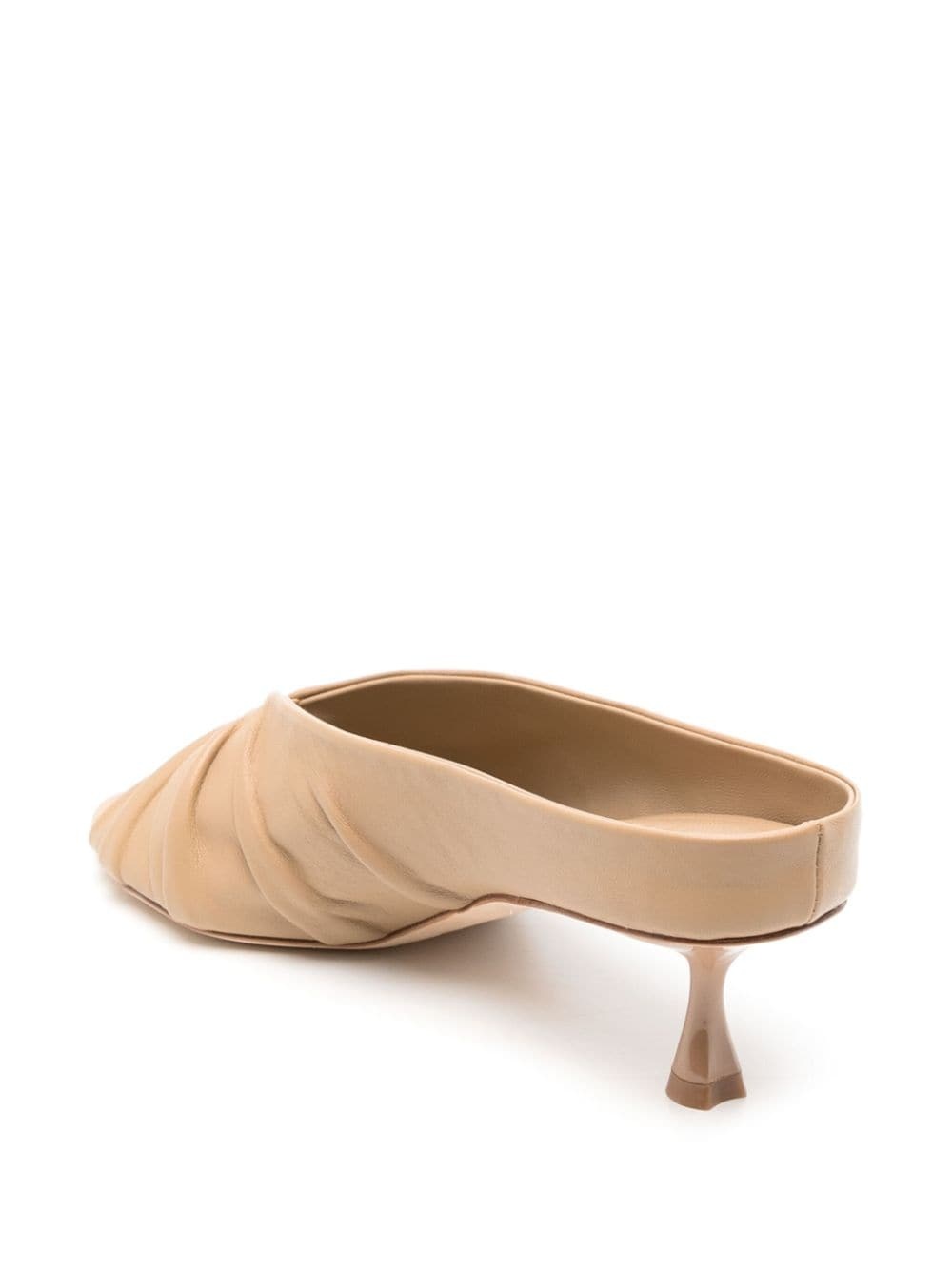 Jane 50mm leather mules - 3