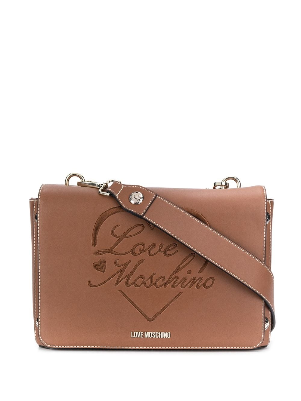 logo shoulder bag - 1