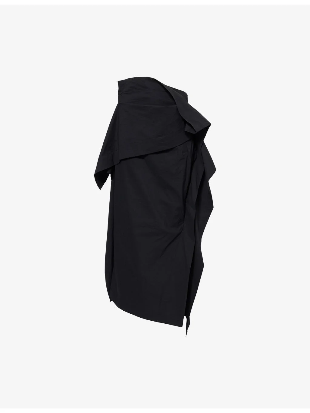 Collapsing Sculpture Regular-Fit Woven Midi Skirt - 1