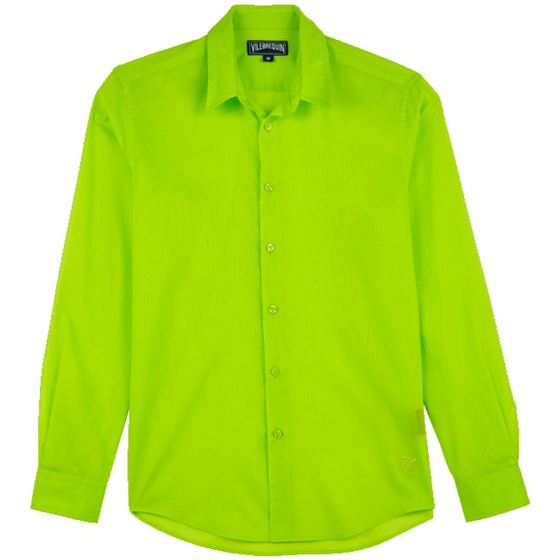 Unisex Cotton Voile Light Shirt Solid 1