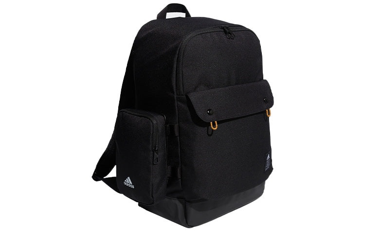 adidas Multiple Pockets Large Capacity schoolbag backpack Unisex Black HE2682 - 2