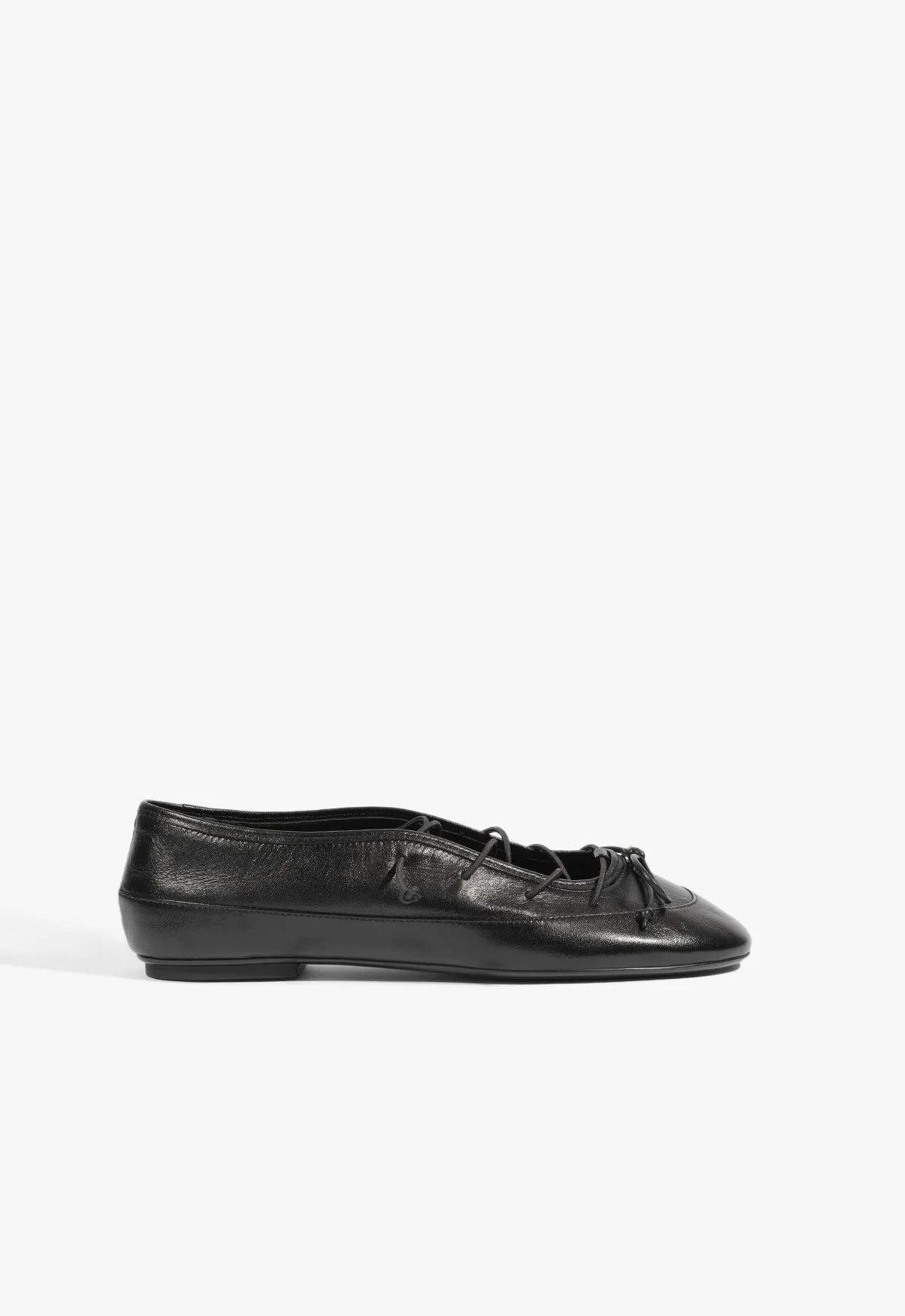 Luisa Leather Ballet Flat - 1