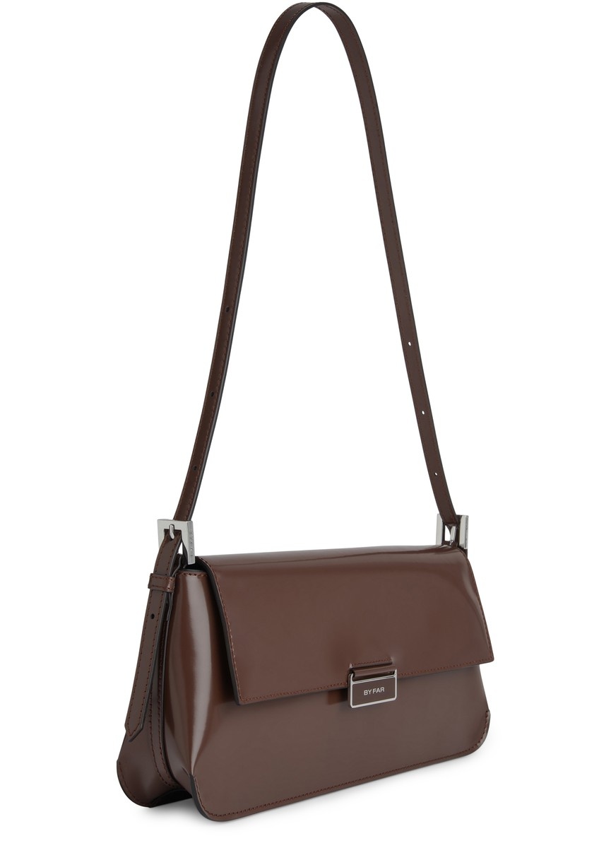 Tilda Semi Patent Leather Shoulder Bag - 2