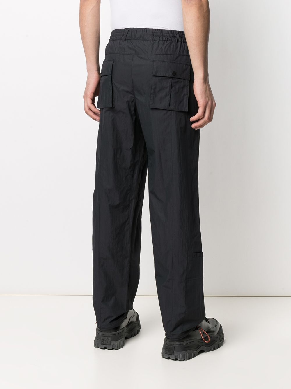 logo patch track trousers - 4