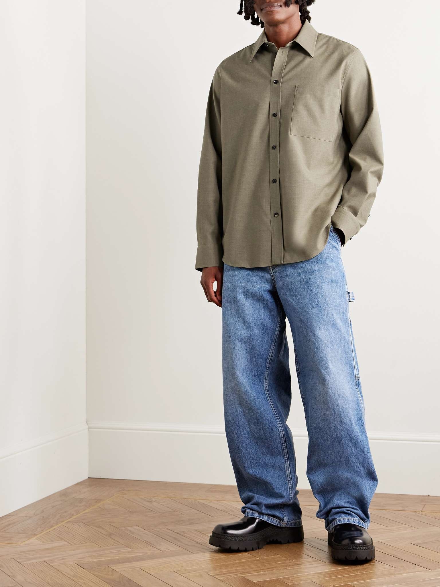 Wool-Twill Shirt - 2