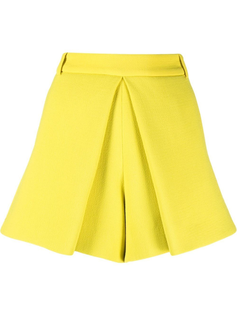 pleat-detail tailored shorts 1