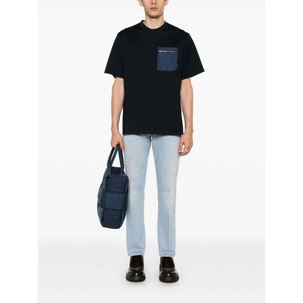 Fendi Blue Denim - Tapered Jeans Men - 2