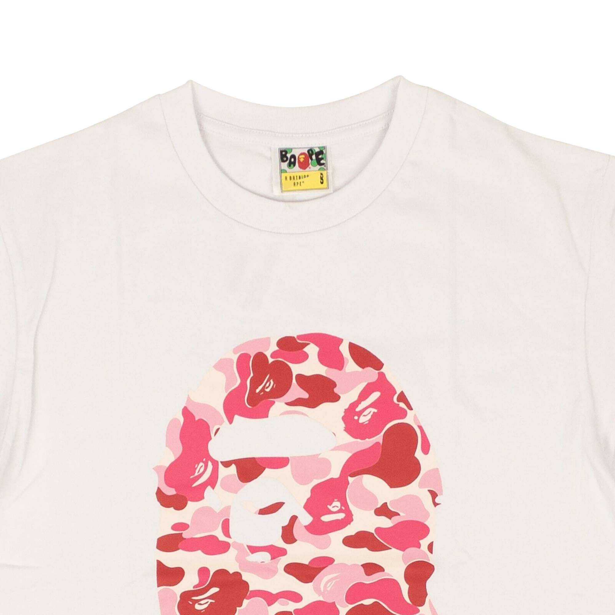 BAPE ABC Camo By Bathing Ape Tee 'White/Green' - 3