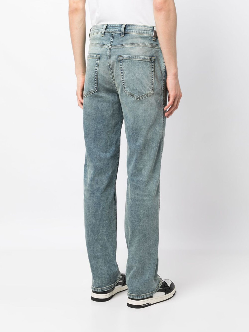 mid-rise straight-leg jeans 4