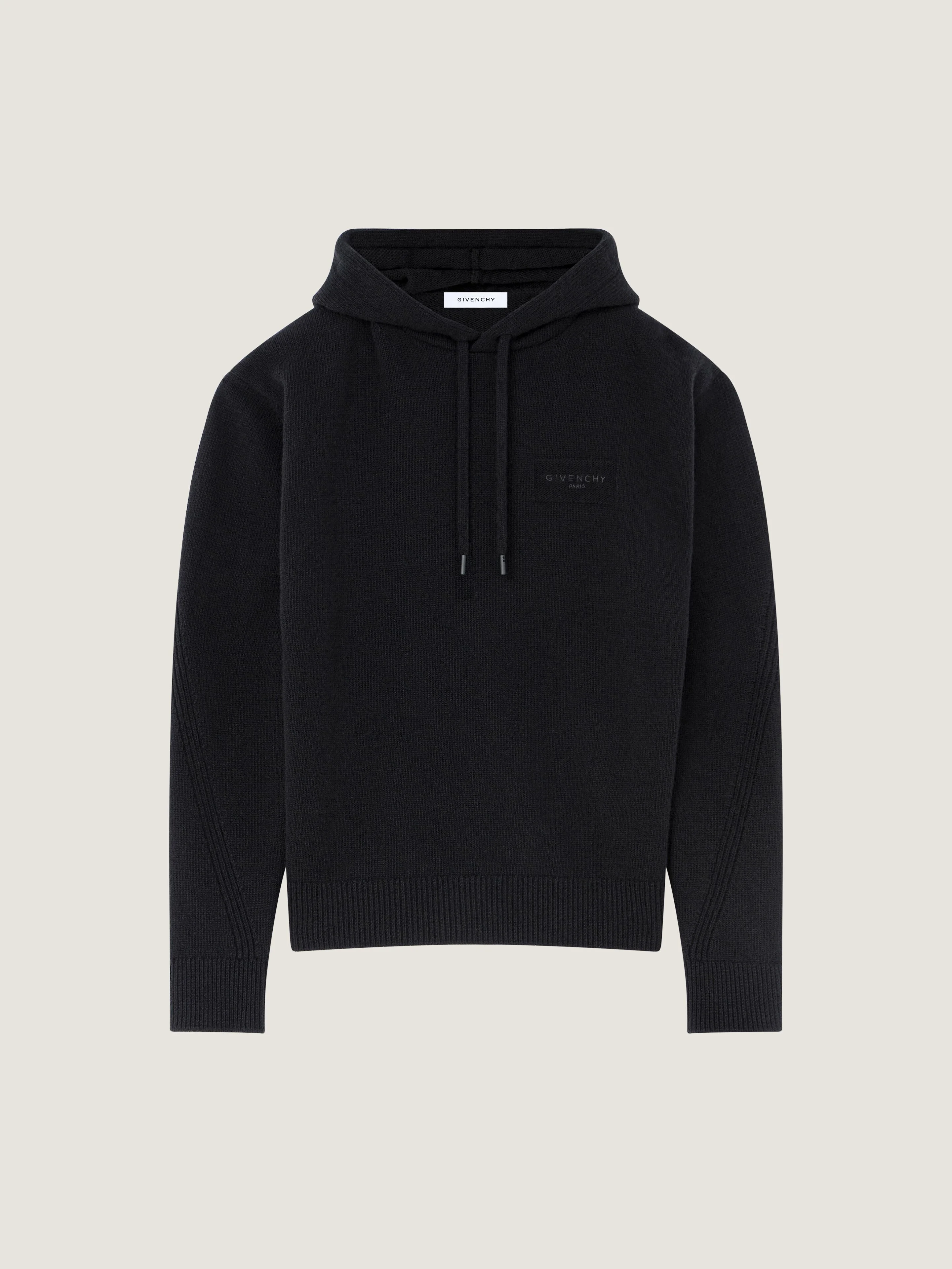 COUTURE SEAM HOODIE IN WOOL AND CASHMERE - 1
