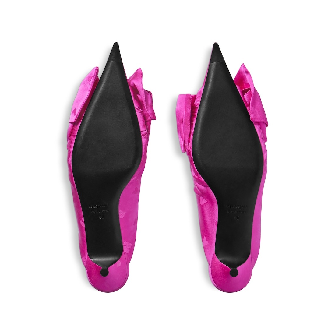 Women's Knife Lavalière 40mm Mule  in Dark Pink - 7