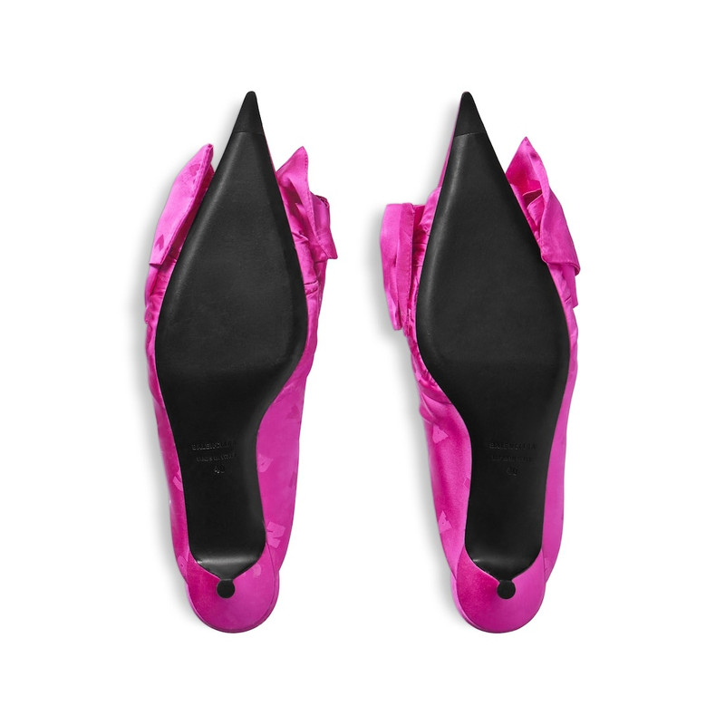 Women's Knife Lavalière 40mm Mule  in Dark Pink 7