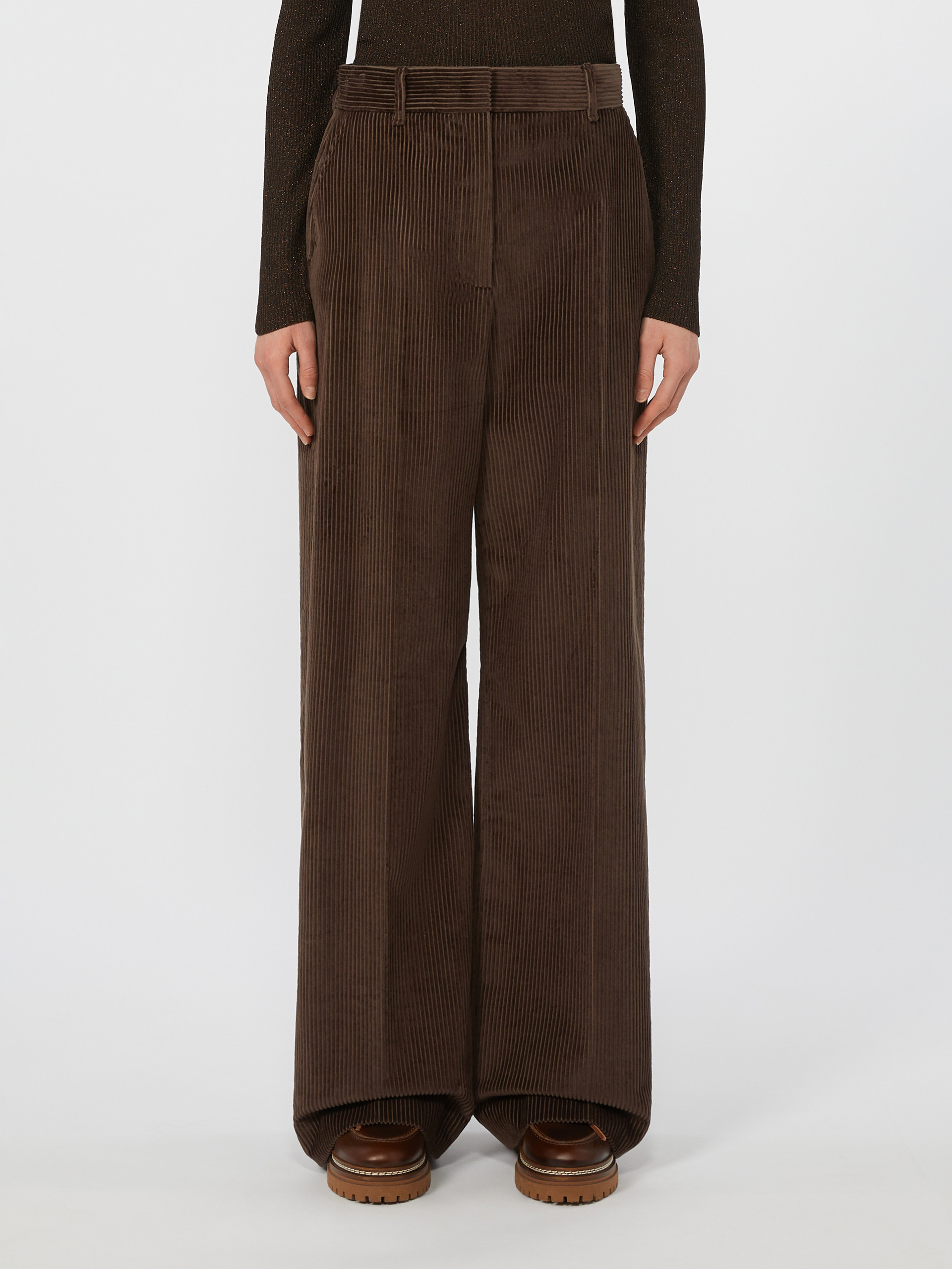TANIA Wide-leg corduroy trousers - 3