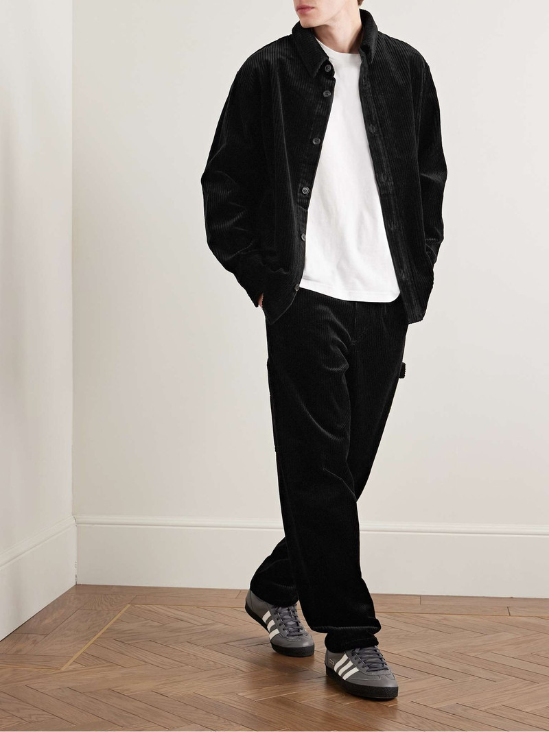 A.P.C. Boris Logo-Appliquéd Cotton-Corduroy Shirt outlook